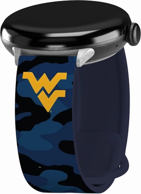 Affinity Bands West Virginia Mountaineers Camo HD Watch Band Compatible with Google Pixel Watch (Long)