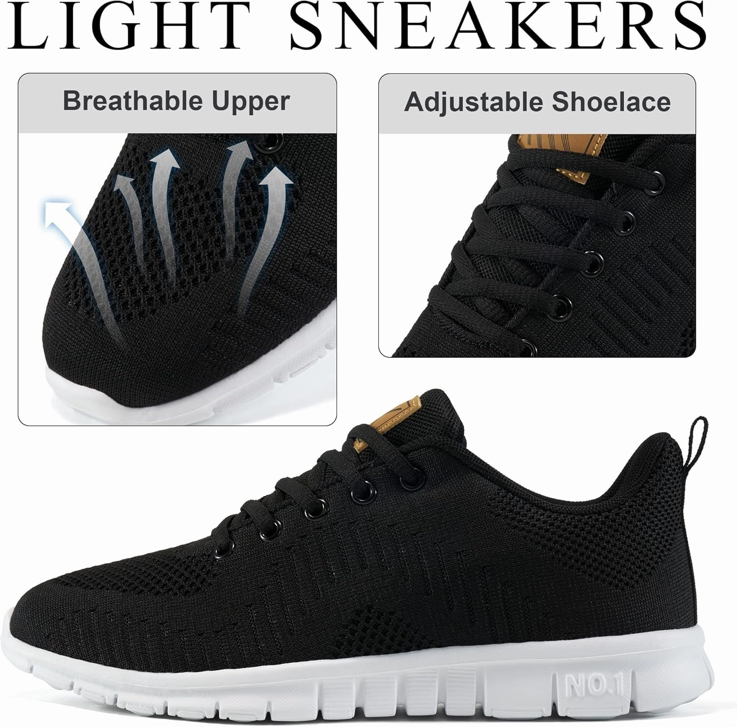 Alicegana Womens Sneakers Tennis Shoes Lightweight Non Slip Casual Walking Running