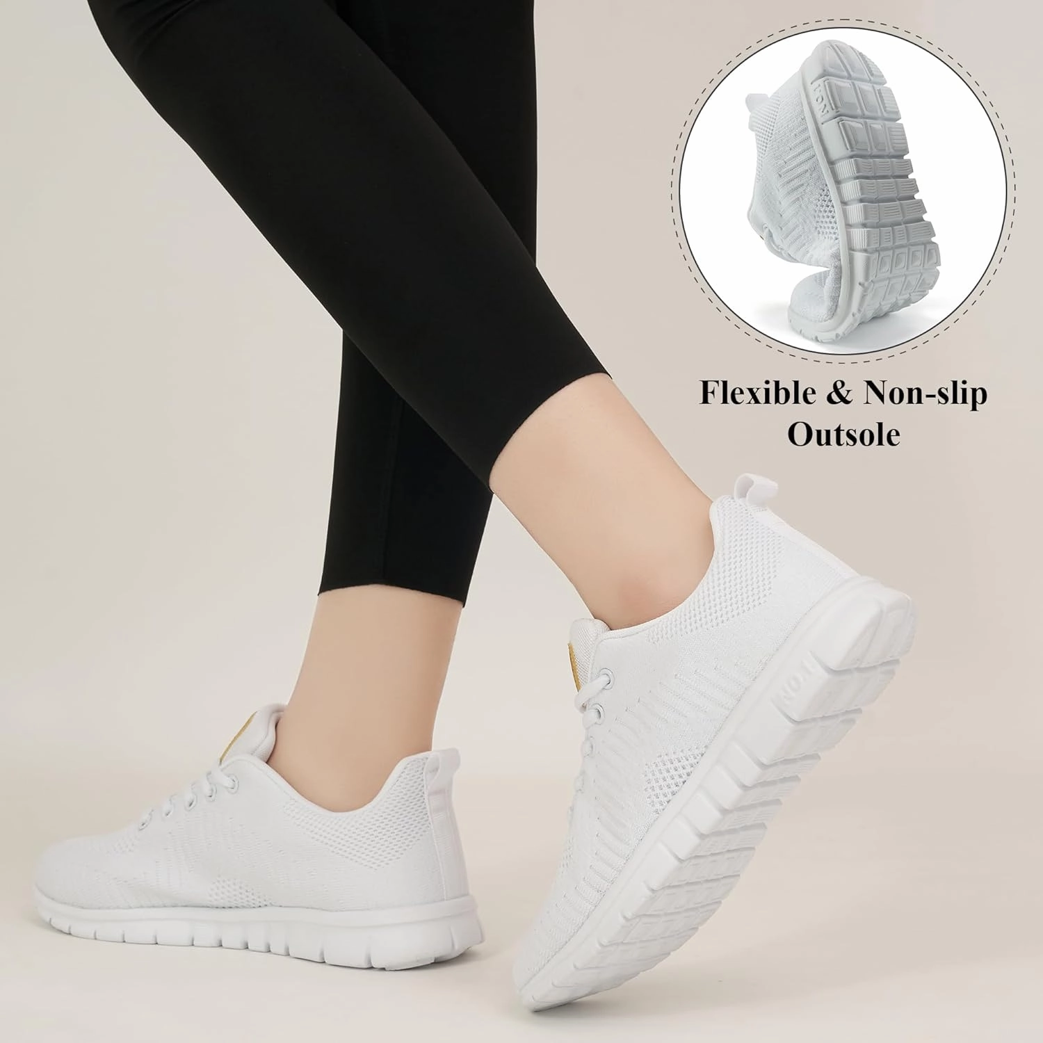 Alicegana Womens Sneakers Tennis Shoes Lightweight Non Slip Casual Walking Running