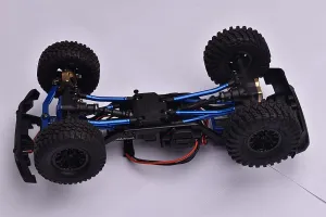 Aluminium 6061-T6 High Clearance Adjustable Links Tie Rod Linkages for Traxxas 1:18 TRX4M Ford Bronco Crawler 97074-1 / TRX4M Land Rover Defender 97054-1 Upgrades - Black