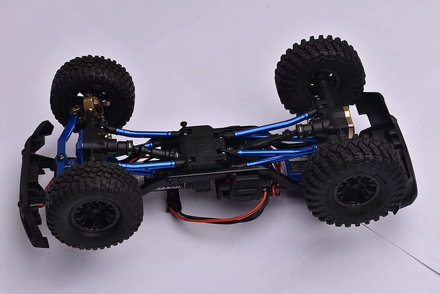 Aluminium 6061-T6 High Clearance Adjustable Links Tie Rod Linkages for Traxxas 1:18 TRX4M Ford Bronco Crawler 97074-1 / TRX4M Land Rover Defender 97054-1 Upgrades - Black