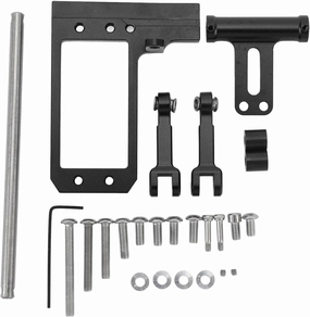 Aluminum Alloy RC Servo Mount Pull Rod Kit | Hydraulic Steering Linkage for VP F10 1/10 RC Cars | Adjustable Tension/Racing Simulation/Easy Installation