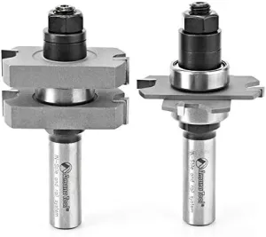 Amana Tool - 55439 Carbide Tipped Adjustable Mission Style Straight Instile & Rail Syste