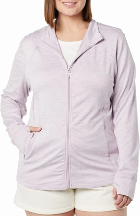 Amazon Essentials Women's Fleece Full-Zip Jacket - Brushed Tech Stretch (Available in Plus Size)
