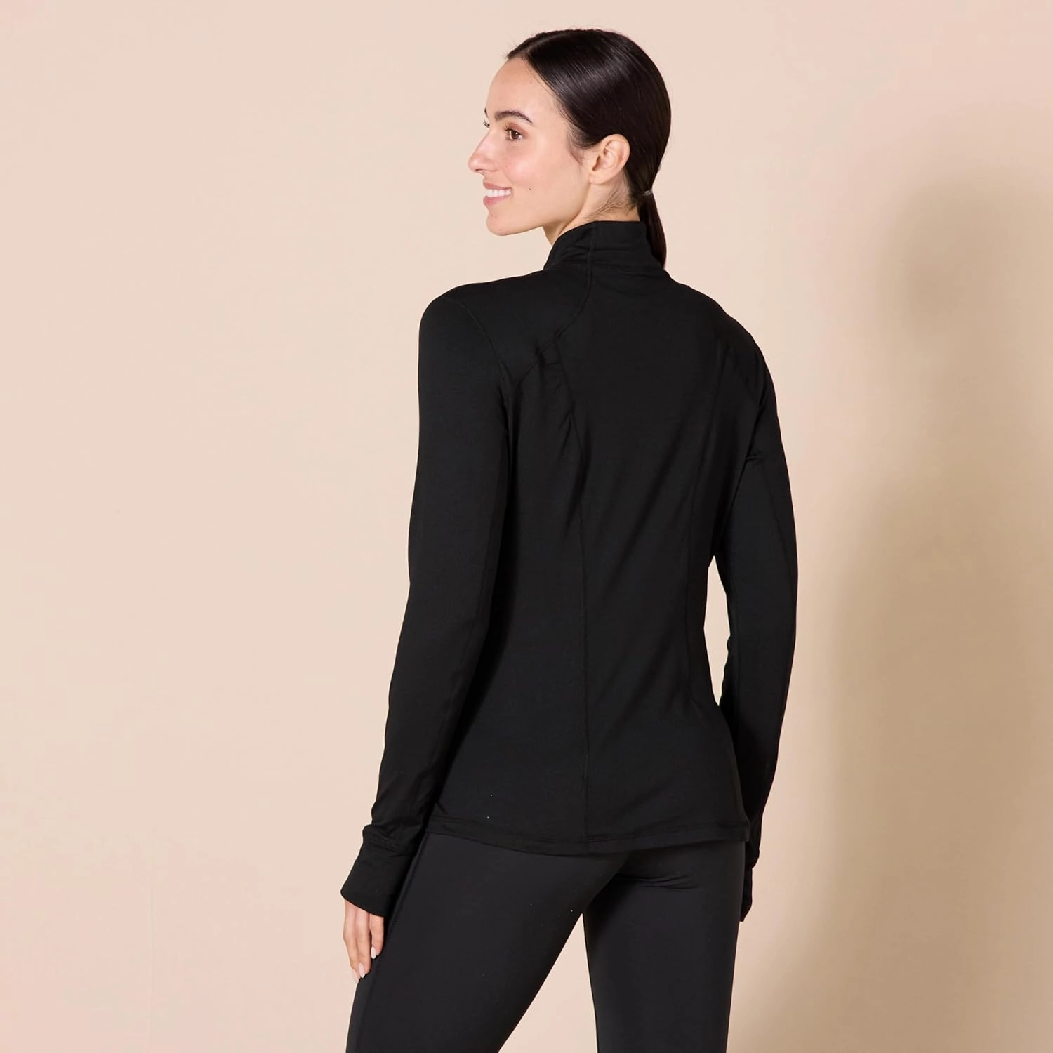 Amazon Essentials Women's Fleece Full-Zip Jacket - Brushed Tech Stretch (Available in Plus Size)