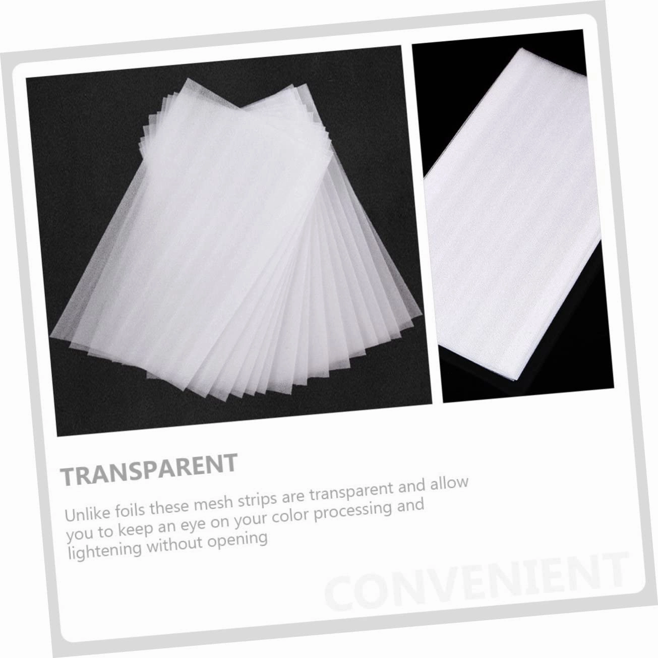 Angoily 250 Sheets Pearl Cotton Highlighter Hair Dyeing Separating Paper Professional Hair Dye Board Coloring Hairdressing Supplies Barber Supply Salon Supply Balance Board Foam Major