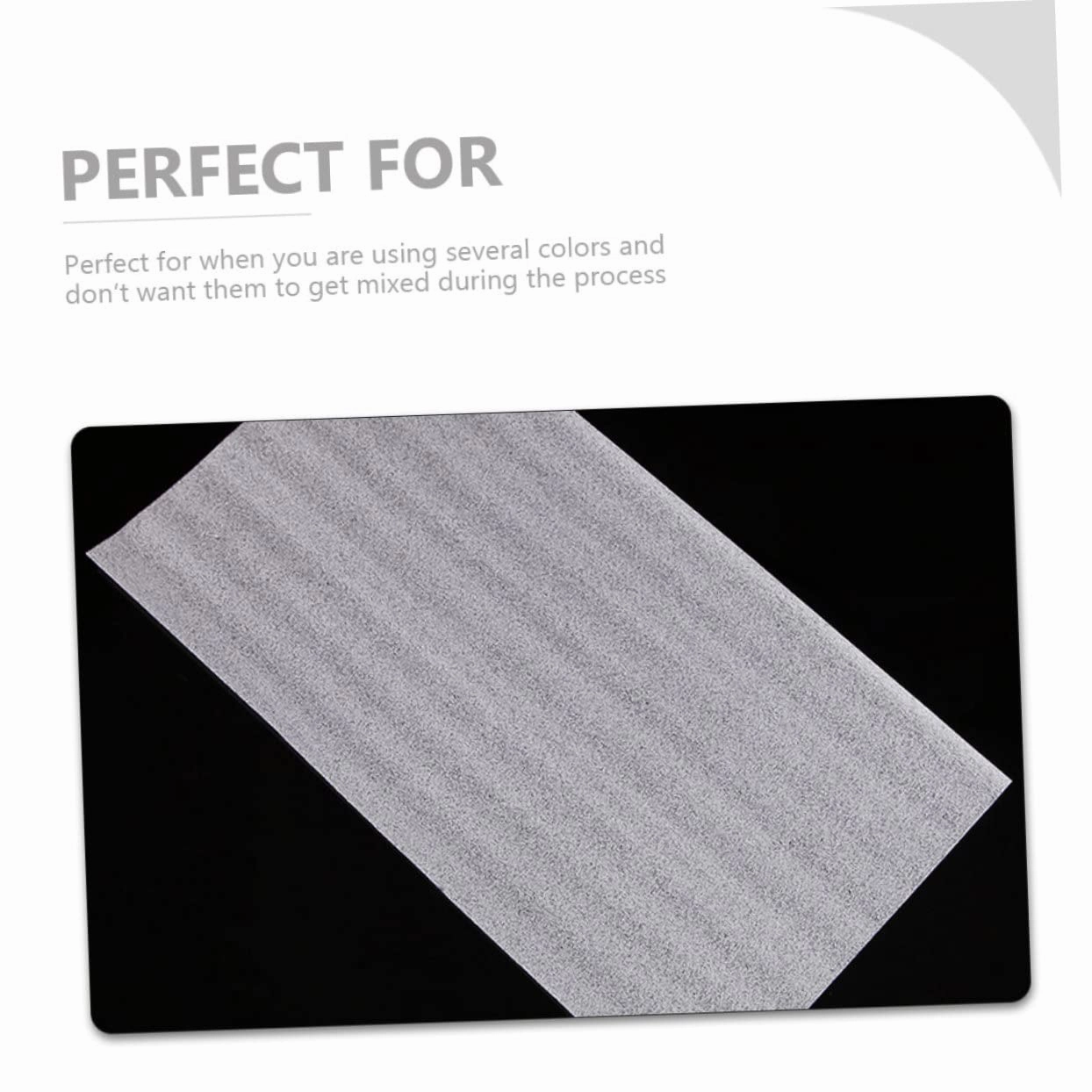Angoily 250 Sheets Pearl Cotton Highlighter Hair Dyeing Separating Paper Professional Hair Dye Board Coloring Hairdressing Supplies Barber Supply Salon Supply Balance Board Foam Major