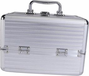 Angoily Cosmetic Case with Makeup Box Case Strong Scratch Resistant Extendable for More Space