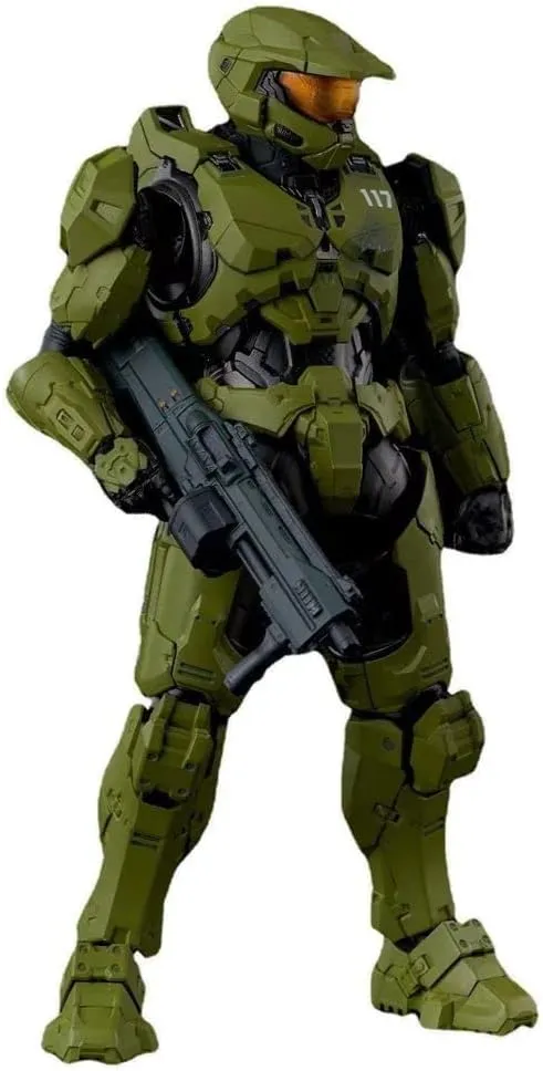 Anime Game Halo Series Thousand Value Practice Sergeant Major Infinite Halo Full Body Adjustable Activity Hand-me-Down Model Gift, Doll Toy Ornaments Collectibles