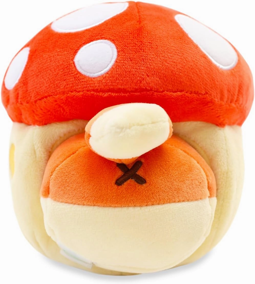 Anirollz Stuffed Animal Plush Toy – 6" Small Spring Outfitz Plush Doll | Soft, Squishy, Warm, Cute, Comfort, Safe | Birthday Gift Pillow with Fox in Mushroom Foxiroll