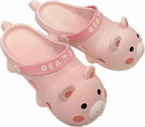 Aoakva Kawaii Slippers Kawaii Clogs Mules for Girls Women Cute Bear Summer Shower Slippers Non-Slip Beach Shoes PVC Soft Durable