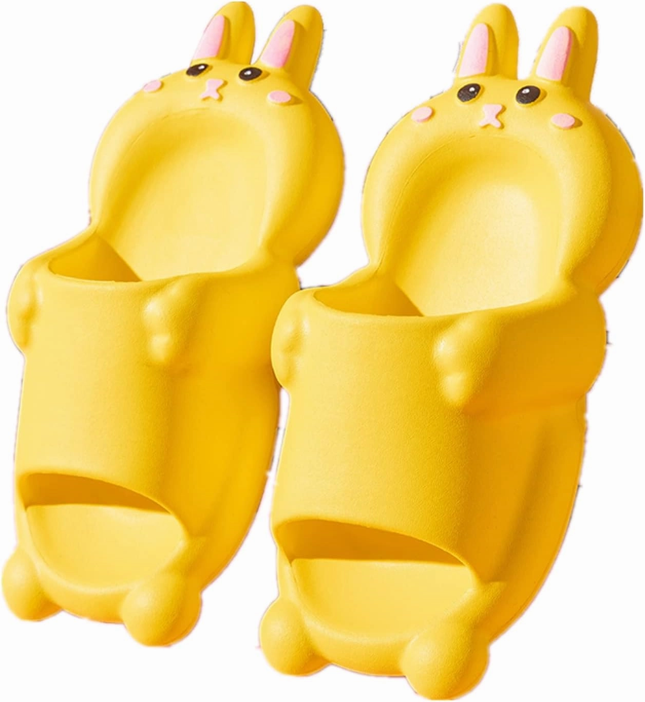 Aoakva Kawaii Slippers Kawaii Clogs Mules for Girls Women Cute Bunny/Bear Summer Shower Slippers Non-Slip Beach Shoes EVA Soft