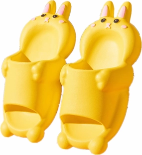 Aoakva Kawaii Slippers Kawaii Clogs Mules for Girls Women Cute Bunny/Bear Summer Shower Slippers Non-Slip Beach Shoes EVA Soft