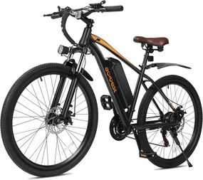 Apex Electric Bike for Adults, 27.5" Electric Mountain Bike with 21-Speed, Peak 1200W Motor 28MPH Top Speed, Max Range 55  Miles, 499Wh Removable Battery E-Bike, Front Suspension