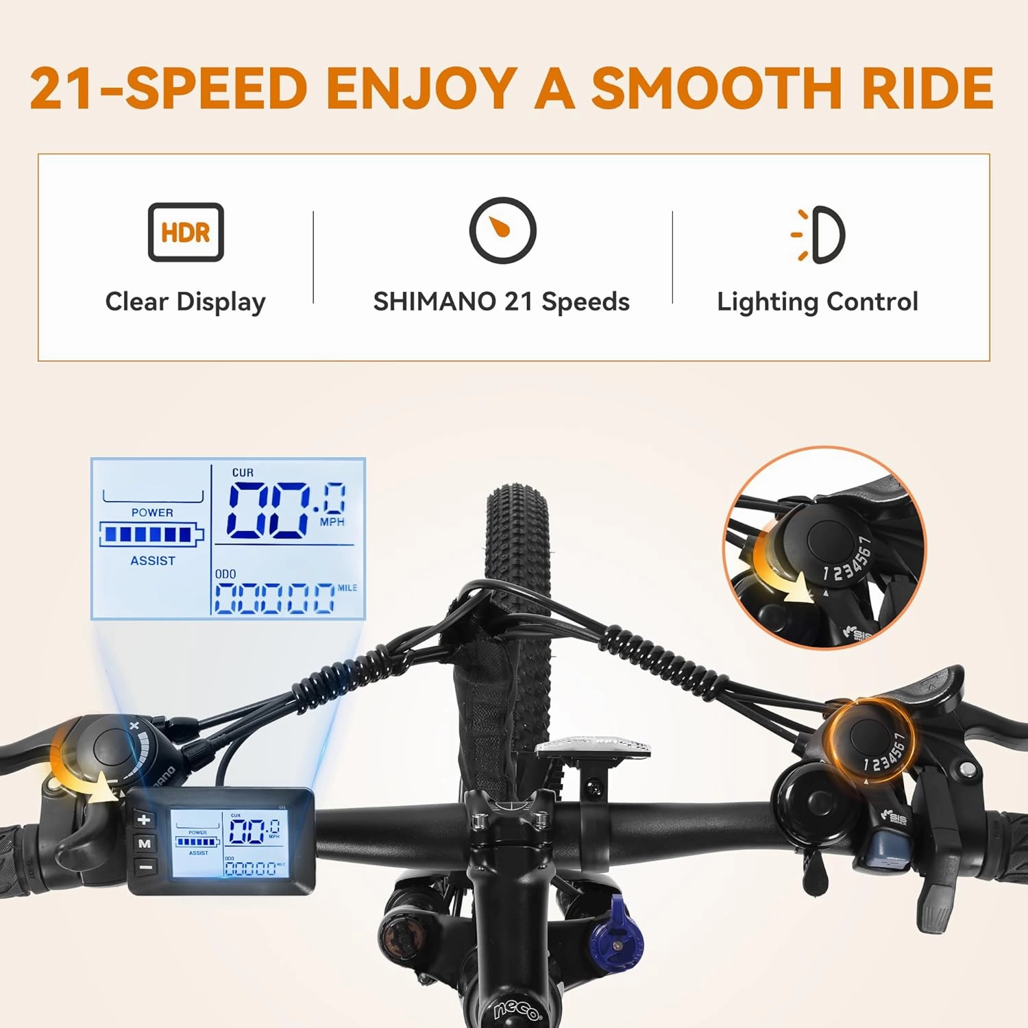 Apex Electric Bike for Adults, 27.5" Electric Mountain Bike with 21-Speed, Peak 1200W Motor 28MPH Top Speed, Max Range 55  Miles, 499Wh Removable Battery E-Bike, Front Suspension
