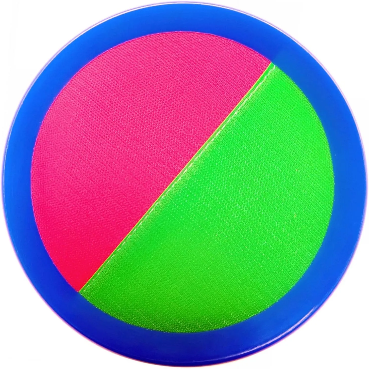 AppleRound Toss and Catch Velcro Ball Set (Hook and Loop), Kids Outdoor Games, Beach Toys, Backyard Sports, Paddle Ball Games (Pack of 4 Paddles and 4 Balls)