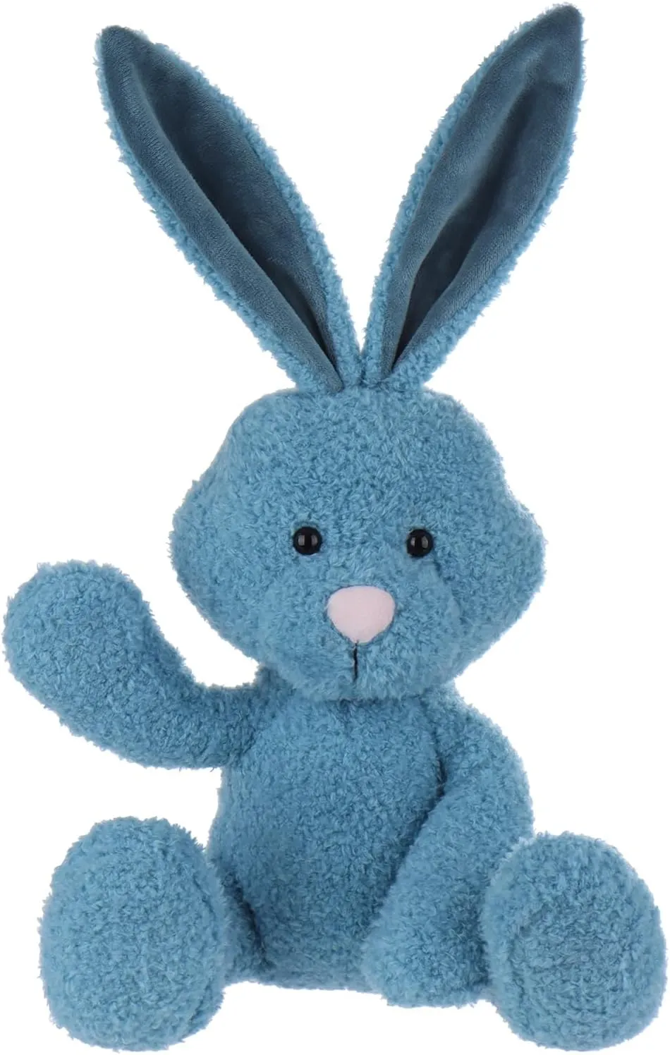 Apricot Lamb Toys Plush Jewelry Blue Velvet Bunny Rabbit Stuffed Animal Soft Cuddly Perfect for Kids 8.7 Inches
