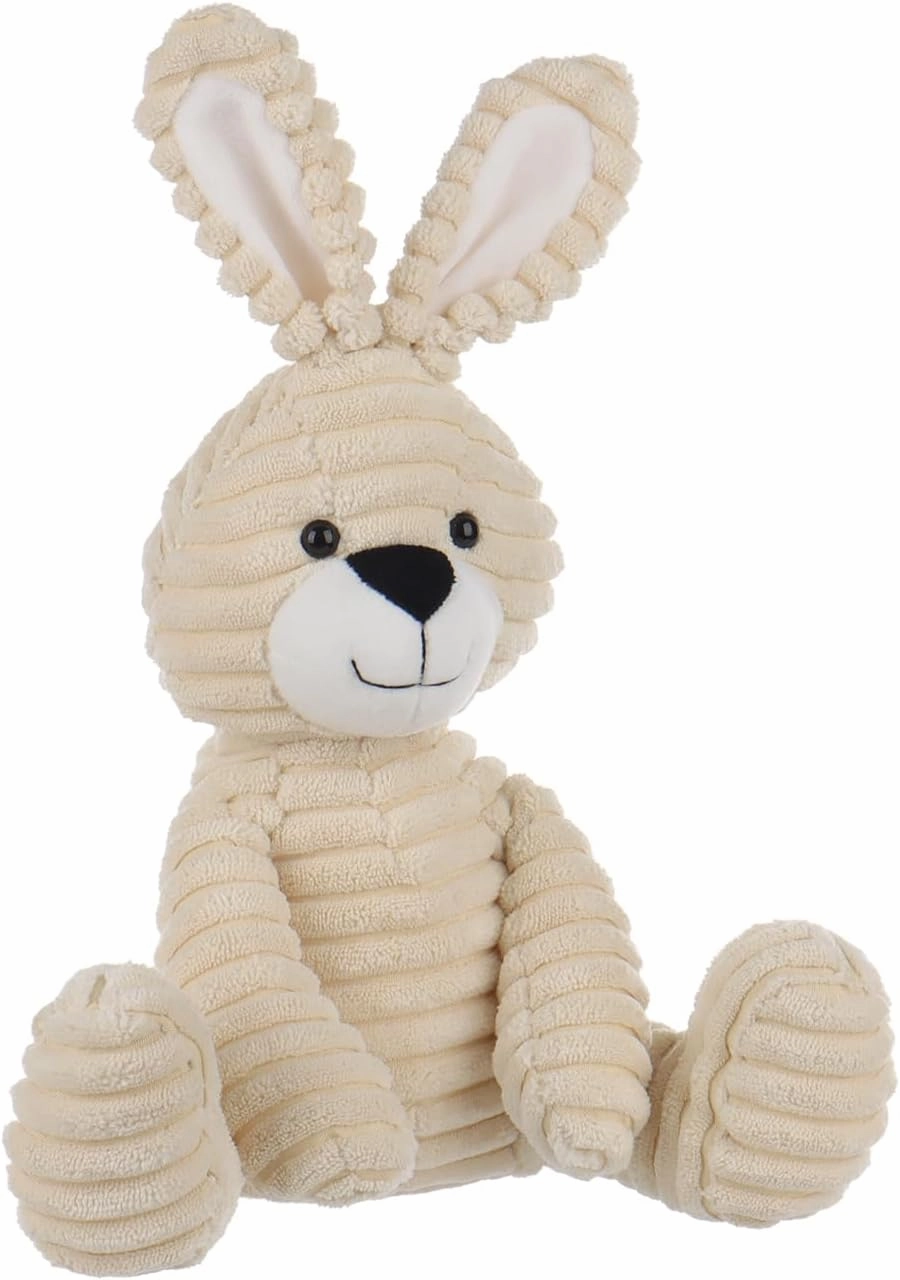 Apricot Lamb Toys Plush Corduroy Rabbit Bunny Stuffed Animal Soft Cuddly Perfect for Child (Corduroy Bunny)