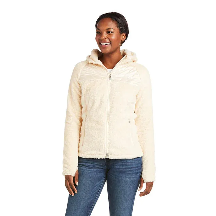 Ariat - Women's Coalesce Hoodie Full Zip Sweatshirt in Raw Canvas | 10037515 |