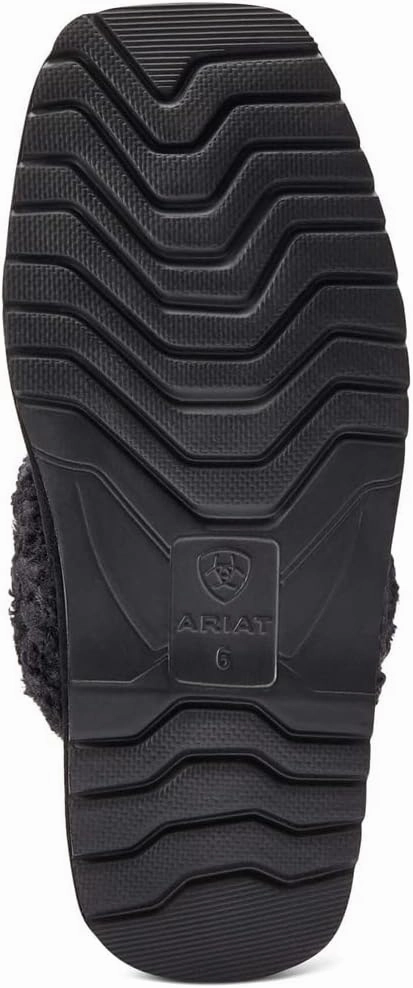 ARIAT Women's Indoor/Outdoor Warm Comfortable Jackie Square Toe Exotic Slippers with Genuine Suede Leather Uppers