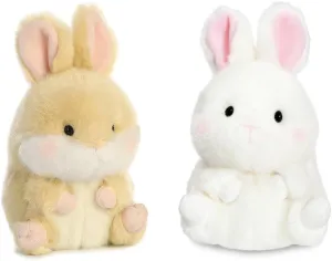 Aurora Bundle 2 5" Beanbag Stuffed Animals: Lively Bunny Bunbun Bunny