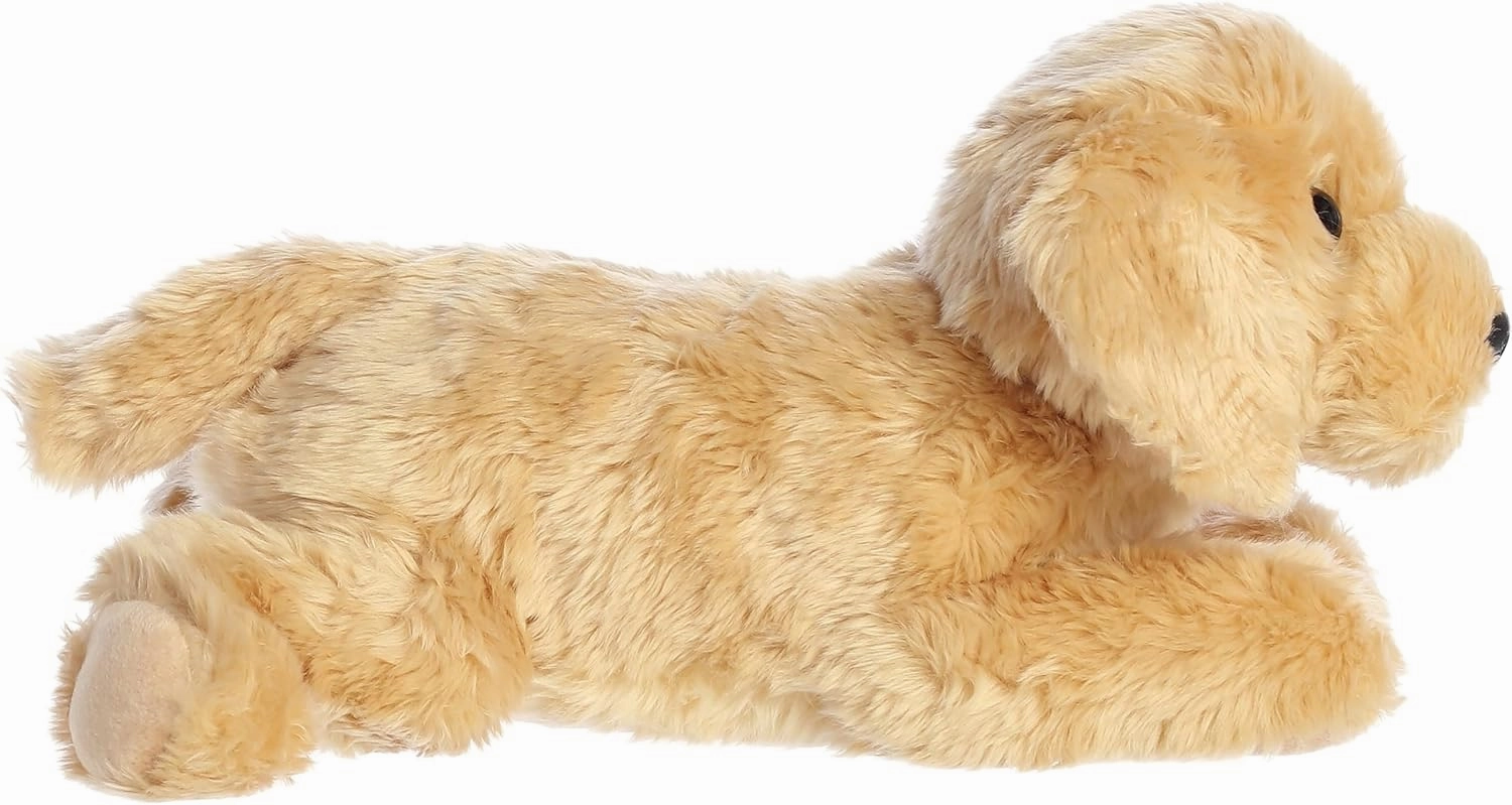 Aurora® Adorable Flopsie™ Goldie™ Stuffed Animal - Playful Ease - Timeless Companions - Brown 12 Inches