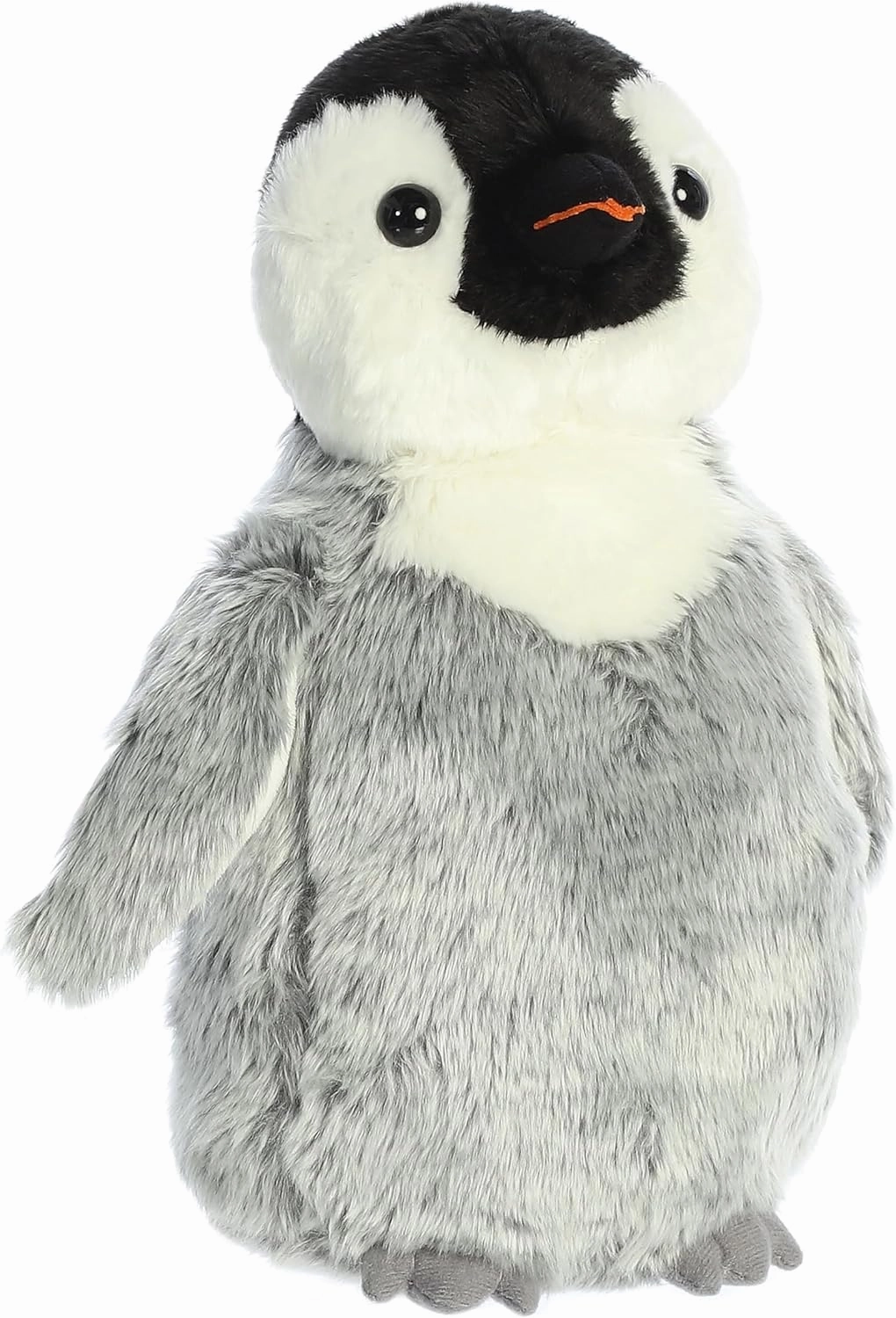 Aurora® Adorable Flopsie™ Penny Penguin™ Stuffed Animal - Playful Ease - Timeless Companions - Gray 12 Inches