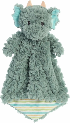 Aurora® Enchanting Magical Dragon Jaxon Luvster Baby Stuffed Animal - Soft & Cuddly Toy - Comforting Companion - Green 14 Inches