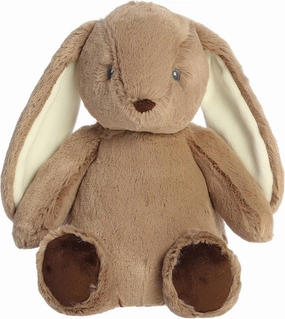Aurora® Playful Dewey™ Bunny Baby Stuffed Animal - Soft & Cuddly Toy - Imaginative Play - Cocoa 12.5 Inches