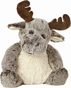 Aurora® Snuggly Sweet & Softer™ Milo Moose™ Stuffed Animal - Comforting Companion - Imaginative Play - Brown 12 Inches