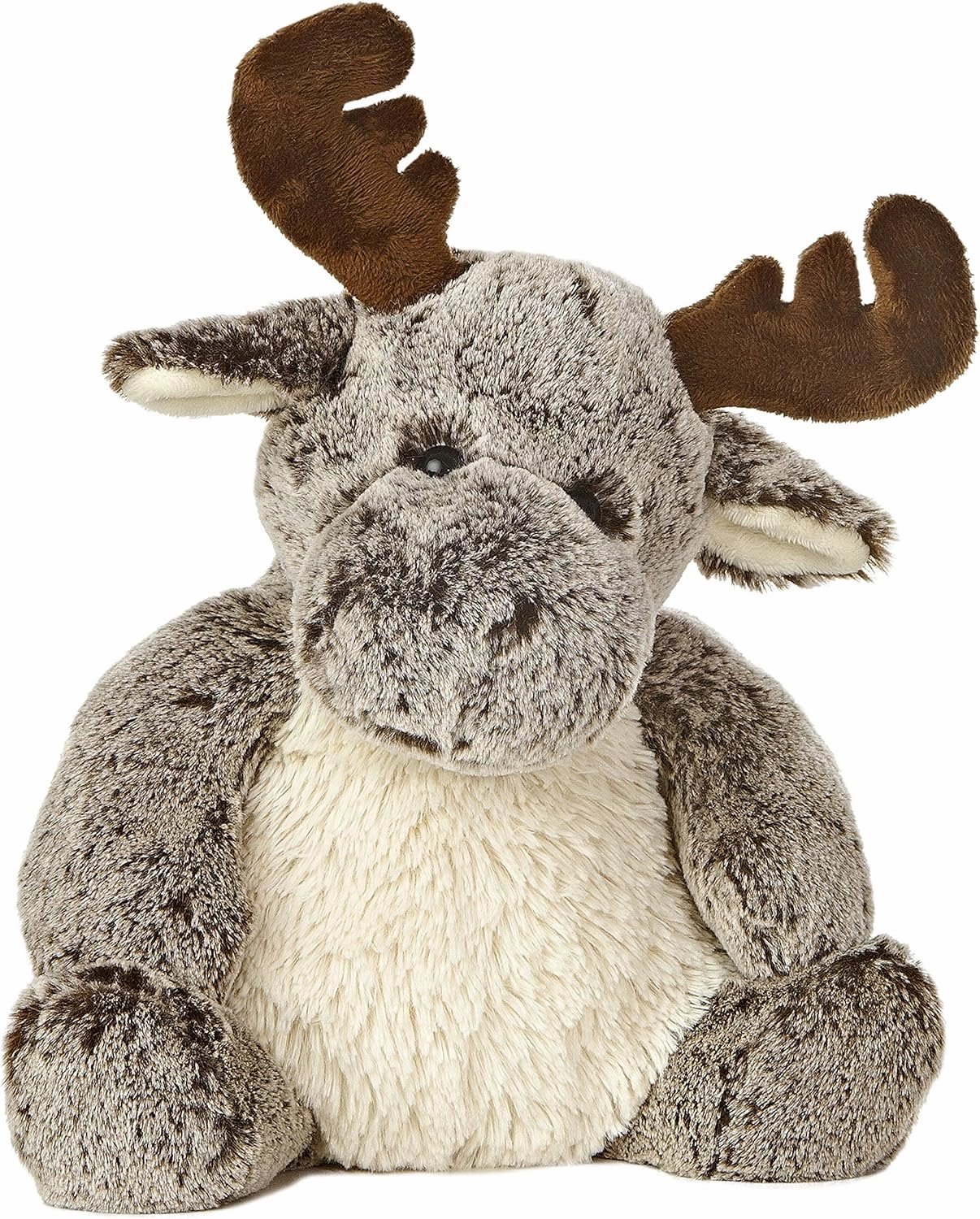 Aurora® Snuggly Sweet & Softer™ Milo Moose™ Stuffed Animal - Comforting Companion - Imaginative Play - Brown 12 Inches