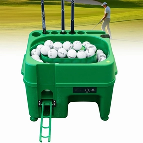 Automatic Golf Serve Machine,Golf Club Organizer, Dual-Mode,5000MAH 40 Golf Balls Driver with Height Adjustable,Suitable for Indoor, Outdoor Training Golf Ball Launching Device