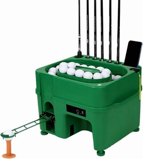 Automatic Golf Serve Machine,Golf Club Organizer, Dual-Mode,5000MAH 40 Golf Balls Driver with Height Adjustable,Suitable for Indoor, Outdoor Training Golf Ball Launching Device