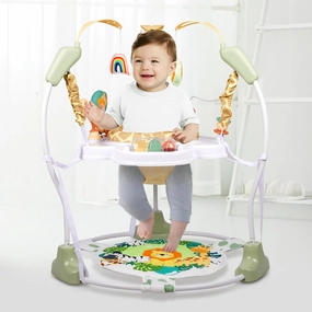 Baby Activity Center, 3-in-1 Baby Jumper, Infant Activity Center with 360° Rotating Seat, Music, Lights, 3 Adjustable Heights, Infant Activity Jumper for 6  Months JP2403
