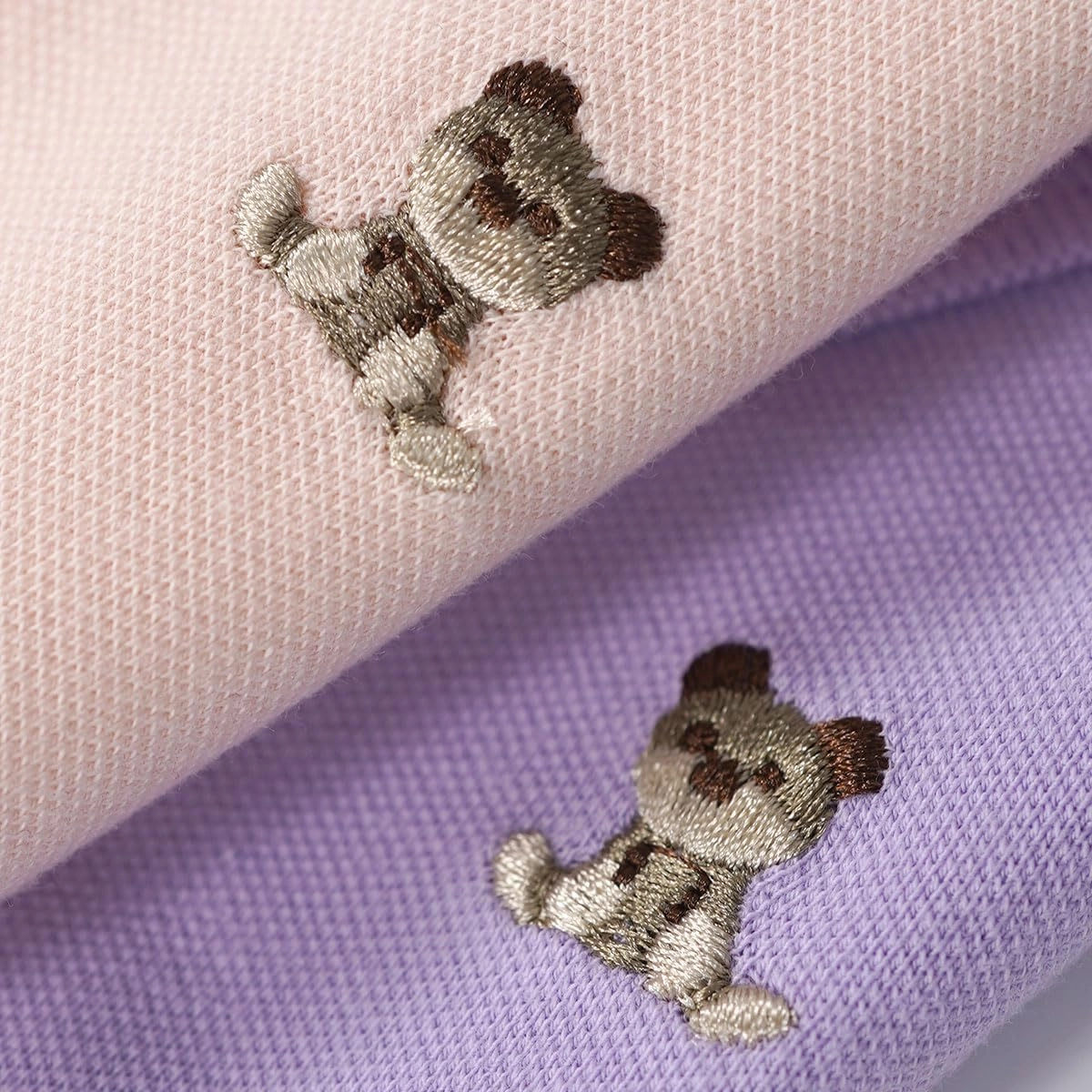 Baby Polo Romper Cotton Short Sleeve Embroidery Bear Jumpsuit 3-24 Months