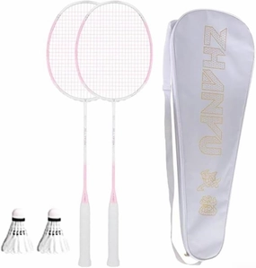 Badminton Rackets,Badminton Racquet,8u Ultra Light All Carbon Fiber Beginner's Offensive and Durable Racket,Suitable for Professional Training and Outdoor Fitness