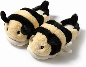 Baiyuruodie Cute Bee Slippers: Unisex Soft Plush Comfortable, Non-Slip, Warm Animal House Slippers for Men and Women