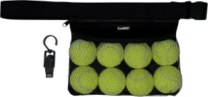 Ball Holder for Pickleball Tennis Golf - Adjustable waist with Towel Hook Peg Accessories Space