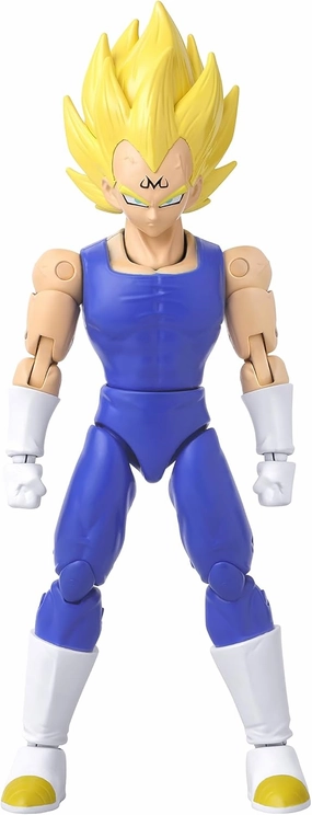 BANDAI Dragon Stars Majin Vegeta Action Figure | 17cm Articulated Dragon Ball Super Figure | Anime Gifts and Merch