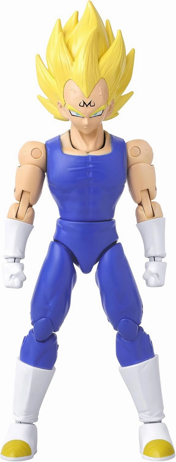 BANDAI Dragon Stars Majin Vegeta Action Figure | 17cm Articulated Dragon Ball Super Figure | Anime Gifts and Merch