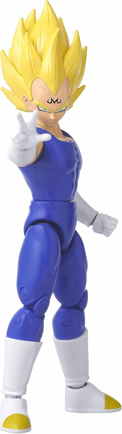 BANDAI Dragon Stars Majin Vegeta Action Figure | 17cm Articulated Dragon Ball Super Figure | Anime Gifts and Merch