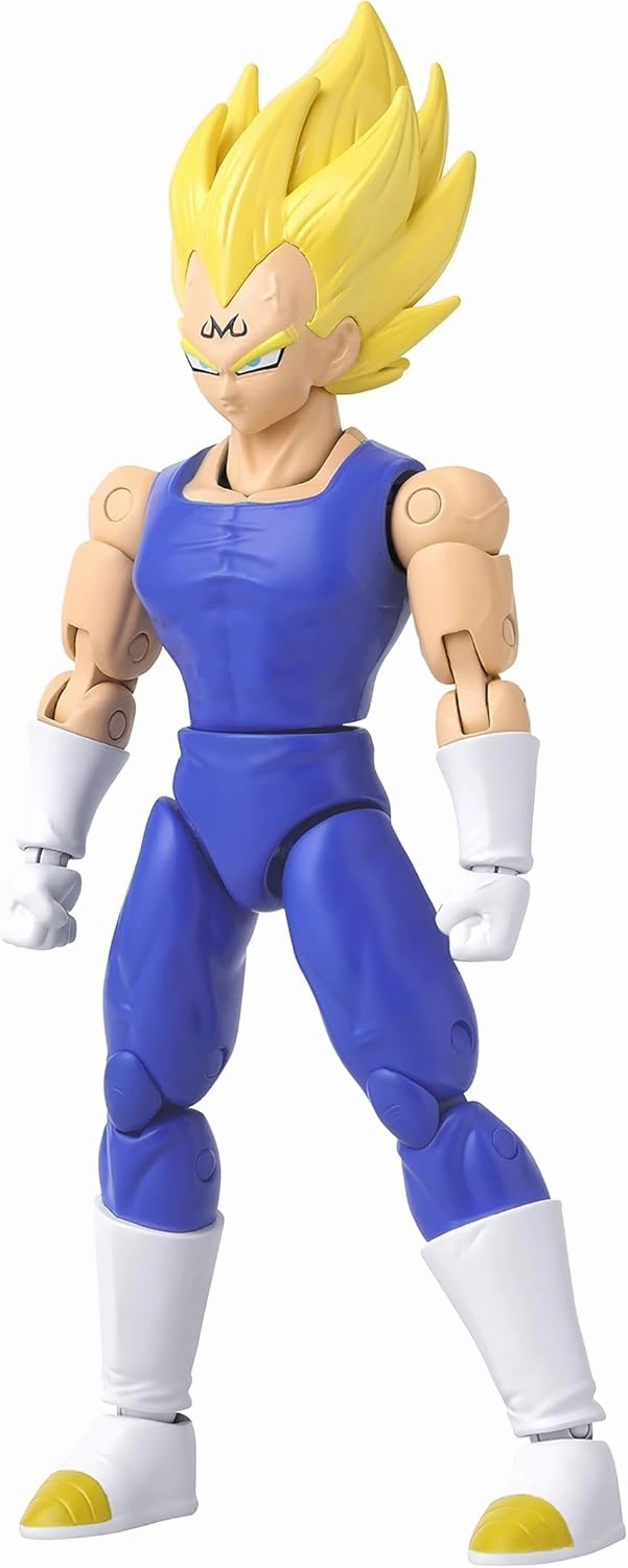 BANDAI Dragon Stars Majin Vegeta Action Figure | 17cm Articulated Dragon Ball Super Figure | Anime Gifts and Merch