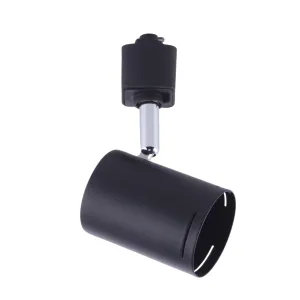 BARIL - Modern Black 240V Single Circuit Adjustable Track Head Only