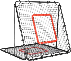 Baseball and Softball Rebounder Net,Baseball Rebounder,Volleyball Rebounder,Pitch Back Net,Multi-Sport Training Rebound Screen,with Pitching Target,Easy Adjustable Angles