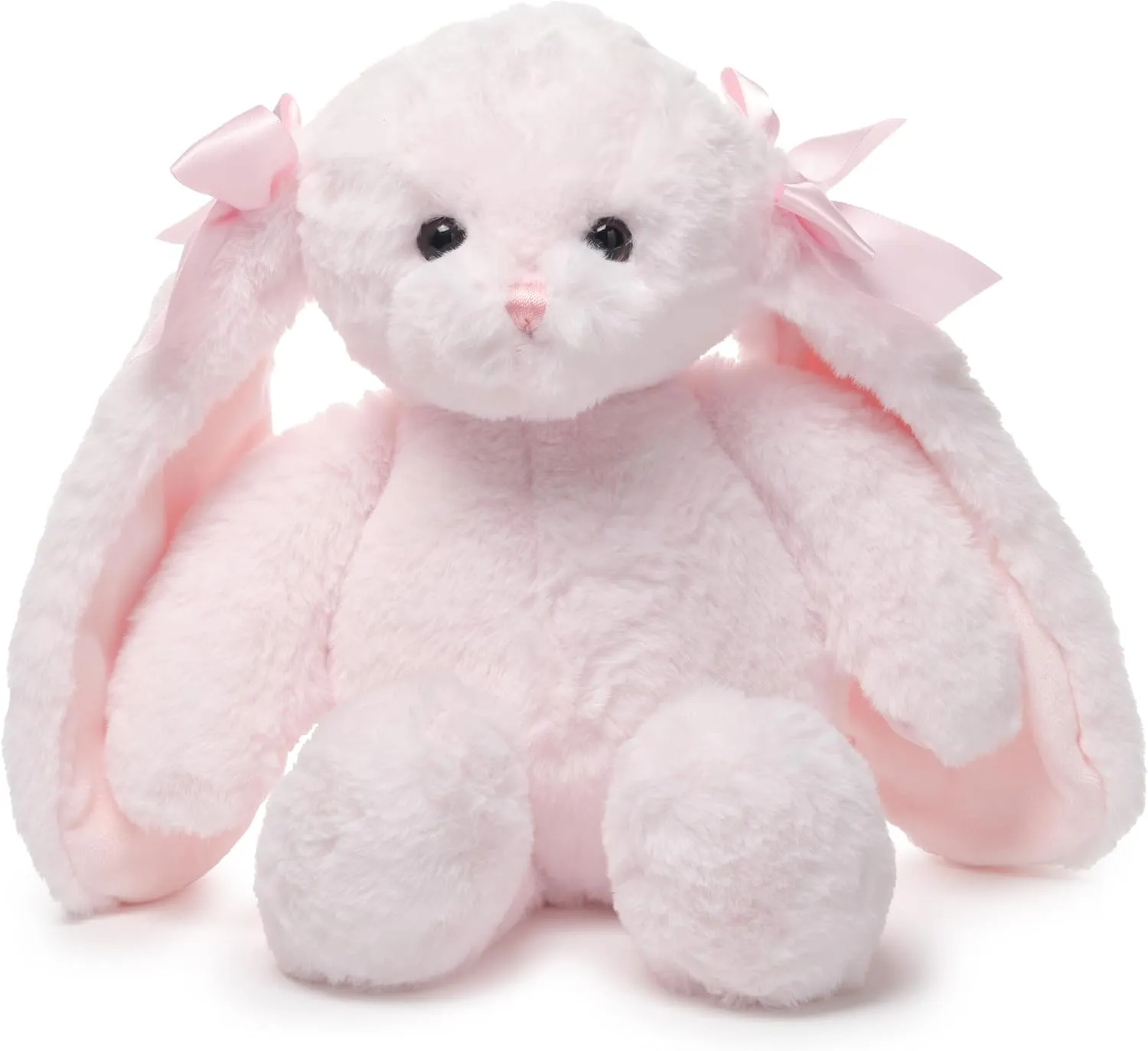 Bearington Bun Bun The Plush Easter Bunny, 14 Inch Pink Bunny Easter Stuffed Animal