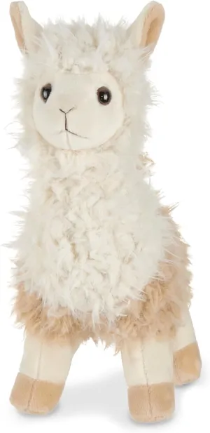 Bearington Collection Llamar Plush Llama Stuffed Animal, 10 inches