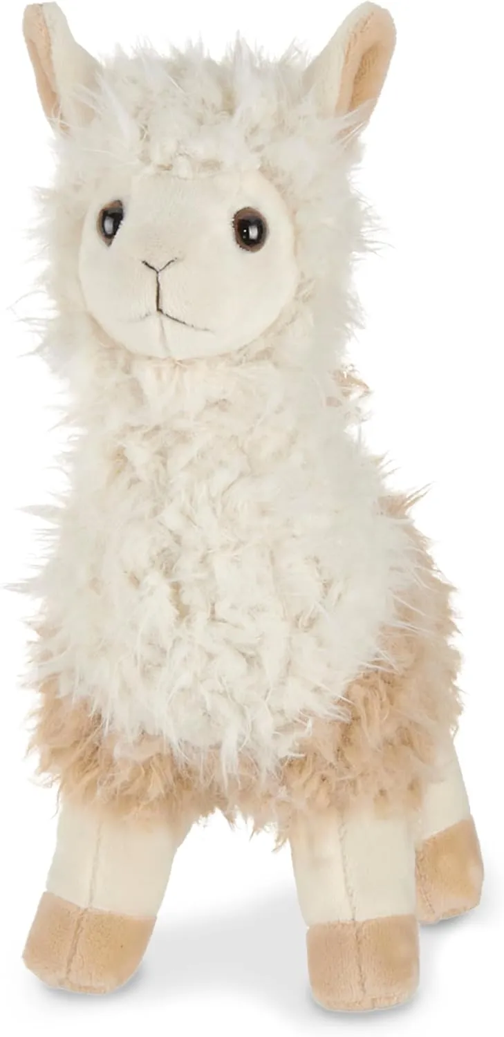 Bearington Collection Llamar Plush Llama Stuffed Animal, 10 inches
