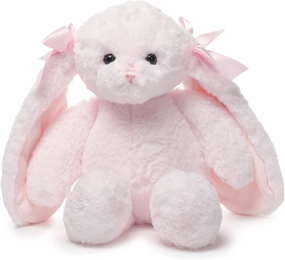 Bearington Bun Bun The Plush Easter Bunny, 14 Inch Pink Bunny Easter Stuffed Animal
