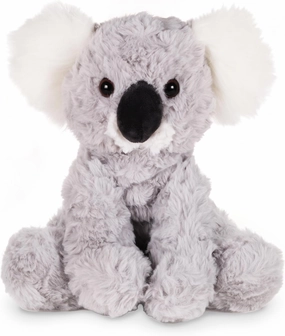 Bearington Sydney Plush Koala Stuffed Animal, 10.5 Inches Gray