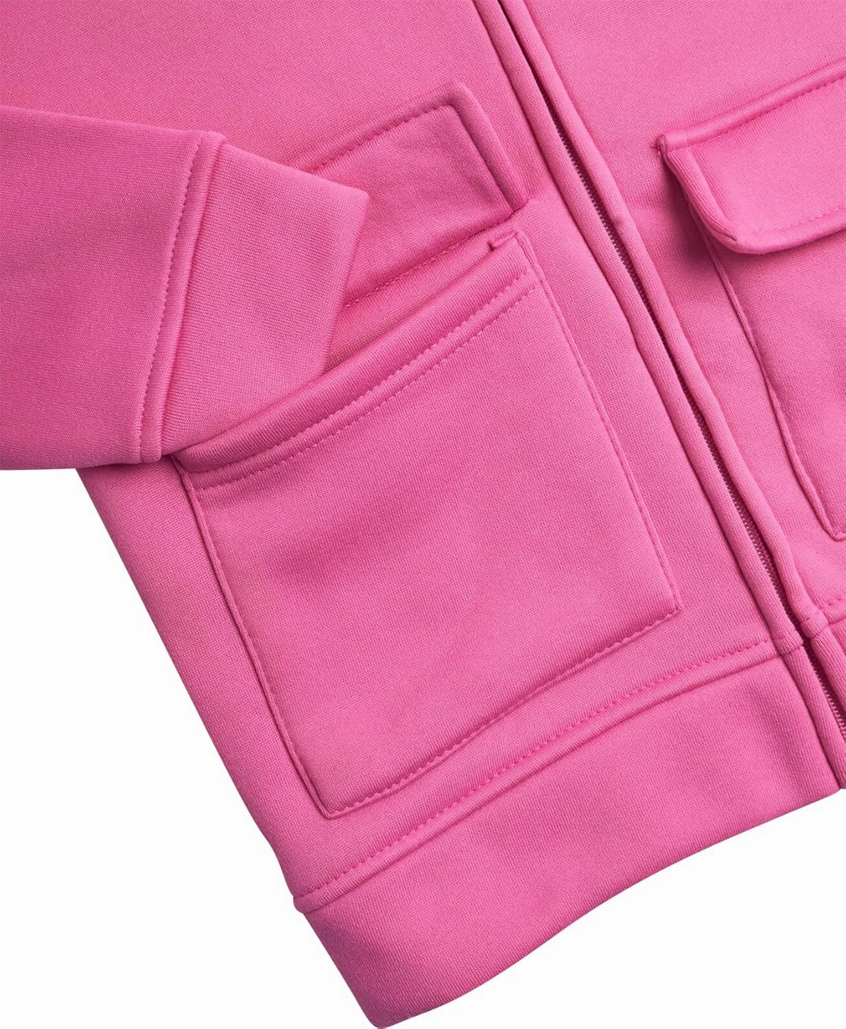 bebe Girls' Sweatsuit Set - 2 Piece Soft Fleece Full Zip Up Hoodie and Cargo Pants Set for Girls (7-12)